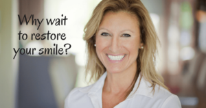 Why wait? Restore your smile and get your dental crown in one visit.
