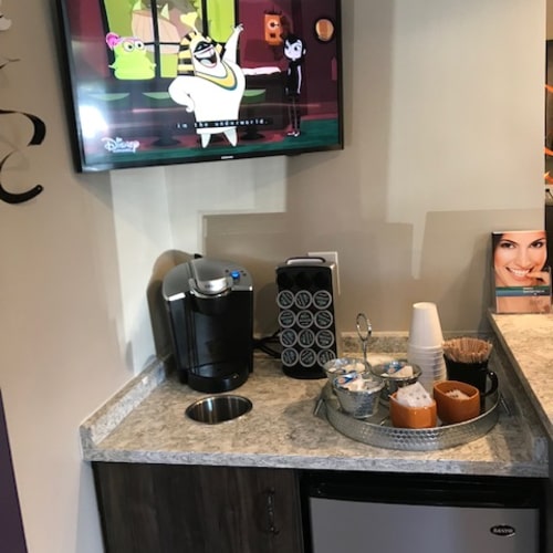 Snacks drinks in Bawa Dentistry Manassas